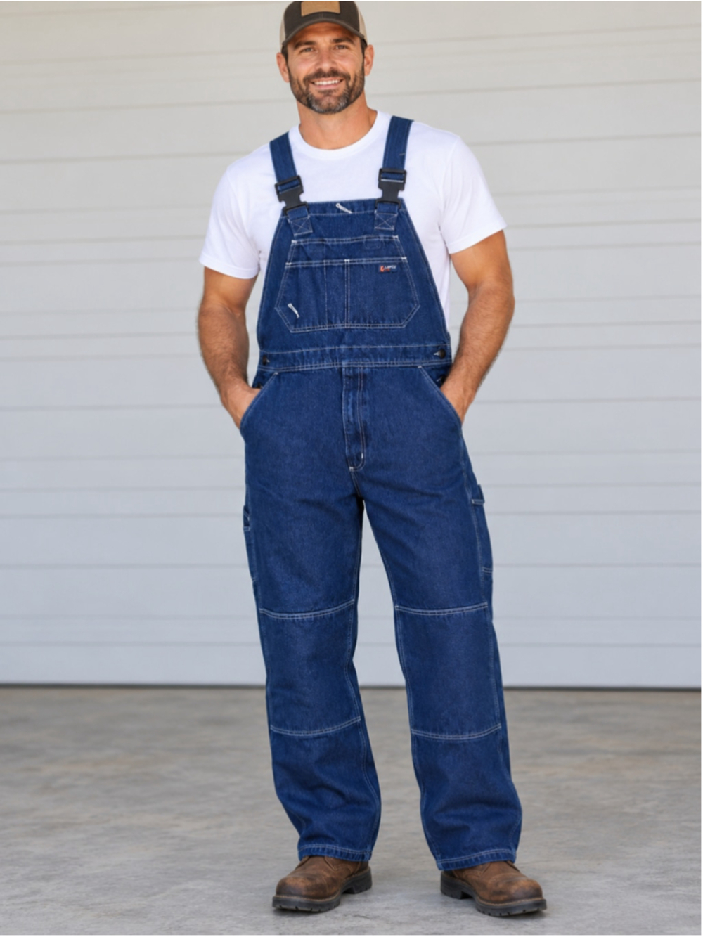 Lapco FR Flame Resistant Denim Overalls Blue Men’s Size M